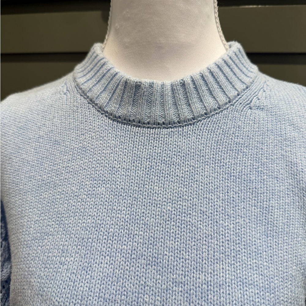 & Isla Light Blue Women's Sweater - Picture 5 of 7